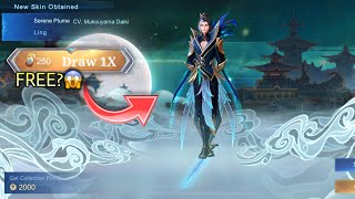 SECRET TO GET LING COLLECTOR SKIN FOR FREE IN 2024  THANKS MLBB [upl. by Zanlog]