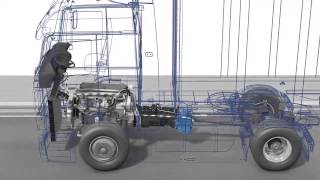 Voith Retarder Animation Function VR 115 CN [upl. by Mallorie254]