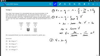 Vraag 02 2021 Arts Fysica toelatingsexamen [upl. by See30]
