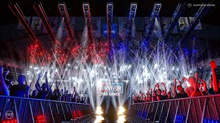 WWE Survivor Series War Games 2023 Opening Pyro amp Randy Orton Return Entrance Stage Animation [upl. by Jaquelin323]