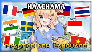 【ENG SUB】Haachama Practice New Language For World Domination [upl. by Waiter]