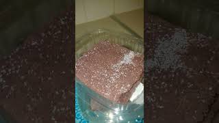 chocolate concrete cake dessert school days 😍💯 subscribe and like [upl. by Elohc]