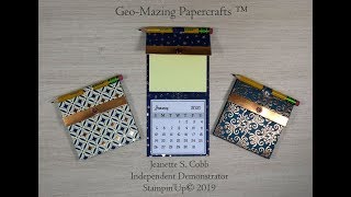 Brightly Gleaming Purse Worthy Post It Note Holder with 2020 Calendar [upl. by Nannie]