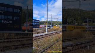 Spezieller SBB Zug beim Bahnhof Wettingen [upl. by Ditzel]