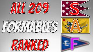 All 209 Formables RANKED in Rise of Nations [upl. by Enelrak]