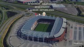 AZ Alkmaar vs Galatasaray  FlyBy Drone View  SportPulse [upl. by Iraj732]