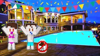 DEMOS UMA FESTA PROIBIDA DOS NOSSOS PAIS DEU ERRADO no MINECRAFT [upl. by Batish909]