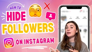 How to Hide Your Followers on Instagram [upl. by Draneb]