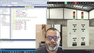 Structured Text PLC Programming  Traffic Lights Professor Murray [upl. by Ttayh]