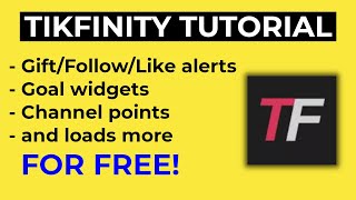 How To Use TikFinity  Streamlabs for TikTok LIVE Alerts Goals Channel Points and more [upl. by Luce]