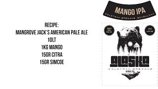 Mango IPA Recipe 10lt 65ABV [upl. by Mcgrath]