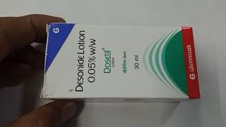 Dosetil Lotion  Desonide 005Lotion  Dosetil Lotion uses side effects benefit Review Hindi [upl. by Nodrog]