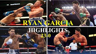 Ryan Garcia 230 All Knockouts amp Highlights [upl. by Thedric]