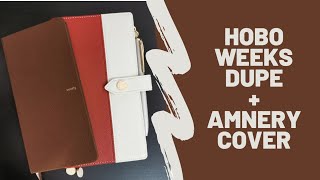 Hobonichi weeks dupe 2022 and Amnery weeks cover  Aliexpreess [upl. by Evangelia]