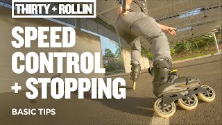 How to Control Speed  Stop on Inline Skates  Inline Skating Tips [upl. by Michey]