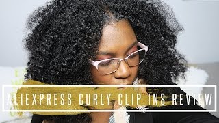 Affordable Aliexpress Curly Clip Ins Review  Honey Queen Official Store  HAIR [upl. by Antonietta]