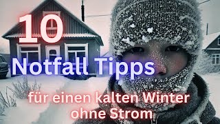 Mach dich bereit einen kalten Winter ohne Strom zu überstehen krisenvorsorge prepping blackout [upl. by Naraa]