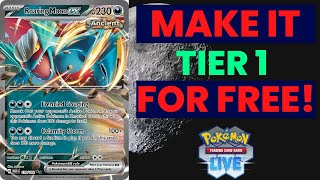 Upgrading the Free Roaring Moon ex Deck on PTCGL [upl. by Ambrosi296]