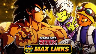 VERY BROKEN EZA LEVEL 10 LINKS 100 EZA LR BROLY CHEELAI amp LEMO DBZ Dokkan Battle [upl. by Odraboel]