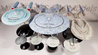 Building AMTs USS Enterprise model set all 7 of them [upl. by Hahnert489]