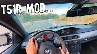 550hp Single Turbo n54 POV 4K [upl. by Aloel]