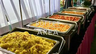 Catering Services buffet set up amp Menu plating [upl. by Beberg]