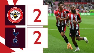 Brentford 2 Tottenham Hotspur 2  Mbeumo off the mark 🎯   Premier League Highlights [upl. by Peri]