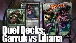 MTG  Duel Decks Garruk vs Liliana Unboxing [upl. by Past197]