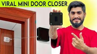 Viral Automatic Door Closer Review  Mini Door Closer Ads Reality  Sliding Screen Door Closer [upl. by Debera767]