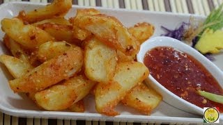 Crispy Potato Wedges  By Vahchef  vahrehvahcom [upl. by Amsaj]