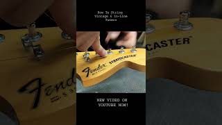 How To Change Strings On Vintage Tuners [upl. by Erland]