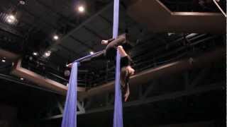 How To  Rebecca Split  Aerial Silks [upl. by Misha]