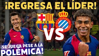 ¡PARTIDO POLÉMICO POR LA SITUACIÓN EN VALENCIA  ¡El poderoso BARCA regresa a la actividad en Liga [upl. by Ytisahc]