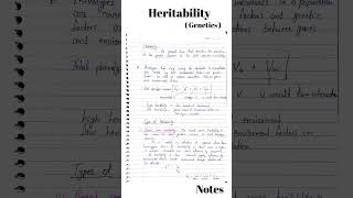 Heritability  Heritability in plant breeding  Heritability Genetics csirnet genetics shorts [upl. by Joscelin]