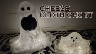 How To Make Cheese Cloth Ghost That Glow [upl. by Hubey]