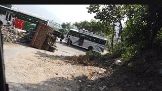 LIVE ACCEDENT OVER SPEED TRUCK PIN POINT BAND BHUJIYAGHAAT [upl. by Adiaj]