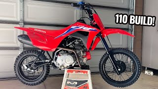 BUILDING THE FASTEST CRF110f NEW MODS [upl. by Gibert]