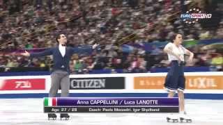 2014 World Figure Skating Championships  Anna CAPPELLINI  Luca LANOTTE SD [upl. by Hamel725]