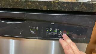 Kenmore Dishwasher  How to hard reset the dishwasher [upl. by Atinor332]