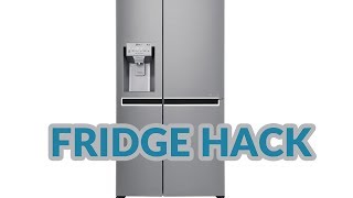 Fridge Fix eliminate odour from fridge fan LG gsl961pzbv American large ice dispenser [upl. by Daffie]