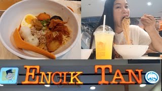 Mukbang Signature Noodles at Encik Tan Waterway Point  Jovelyn Mirambel [upl. by Ojimmas]