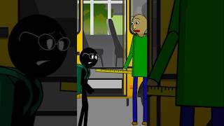 Quadrober STICKMAN became a CAT Baldi Basics Horror game [upl. by Dodds]