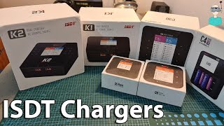 Latest Chargers By ISDT  K2 K1 P30 Q8 Q6 Nano amp C4 EVO [upl. by Yedsnil]