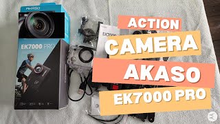 Unleash Adventure AKASO EK7000 Pro Action Camera [upl. by Nairahcaz]