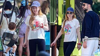 Lindsay Lohan Enjoys Family Time with Husband Bader Shammas and Son Luai in LA [upl. by Sayers]