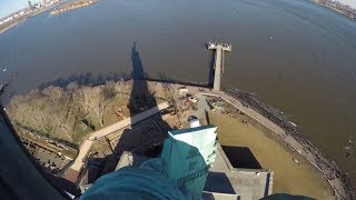 ⁴ᴷ Statue of Liberty Top of Pedestal and Crown Filmed on GoPro [upl. by Yelad964]