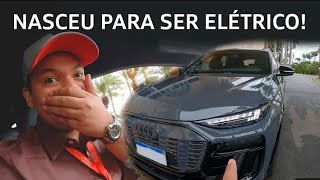 CARRO DO ANO Dirigindo o inédito AUDI Q6 Etron VLOG [upl. by Leakcim940]