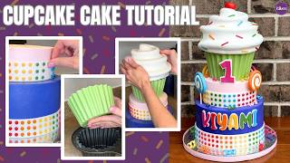 Sweets Cake With GIANT CUPCAKE TOPPER [upl. by Searle898]