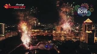 Spectacular Fireworks Display 2019  Sunway City Kuala Lumpur [upl. by Thorley]