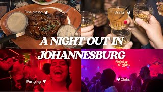 A NIGHT OUT IN JOHANNESBURG SOUTH AFRICA 🤭 [upl. by Fairfax373]